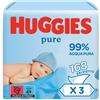 Huggies salviette pure umidificate per bambini 3 pacchi da 56 pezzi - Huggies
