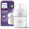 Avent Biberon Natural Response 125 ml, con tettarella flusso 2 (lento). Età consigliata: 0-3m. Biberon 1 pz: SCY900/01 - Philips Avent