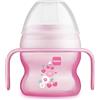 MAM Starter Cup Tazza bambini 150 ml, Biberon acqua e latte per neonati 4+ mesi con morbido beccuccio anti-goccia, Rosa