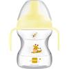 MAM Learn to Drink Cup Tazza bambini 190 ml, Borraccia neonato con pratici manici antiscivolo, Neutro, 6+ mesi