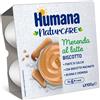 Humana Merenda al latte biscotto 4x100g - humana
