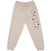 Mawi - pantalone french terry c/st cuori