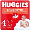 Huggies Pannolini LITTLE MOVERS tg.4 - 50 pezzi - huggies