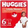 Huggies Pannolini LITTLE MOVERS tg.6 - 34 pezzi - huggies