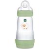 MAM Biberon Easy Start 260 ml, Biberon anticolica per allattamento misto, Riduce le bolle d'aria e il rischio di coliche, Verde, 2+ mesi