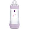 MAM Biberon Easy Start 320 ml, Biberon anticolica per allattamento misto, Riduce le bolle d'aria e il rischio di coliche, Lilla, 4+ mesi