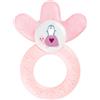 MAM Cooler Dentaruolo, Massaggia gengive neonati 4+ mesi rinfrescante e lenitivo, Con 5 diverse sagomature per sollievo nella dentizione, Rosa
