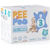 Pee&Poo Jumbo Midi Taglia 3 - 132 pz
