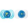 Neo Baby Neobaby succhietto anatomico silicone mini 0m+ blu 2pz