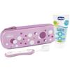 Chicco - set dentale 6m+ lilla