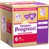 Catalogo Pampers Progressi Mutandino taglia 6 XL Quadri pacco x60 - Pampers