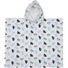 Mawi poncho spugna concappuccio