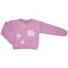 Mawi Felpa con stampa bimba rosa