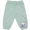 Mawi Pantalone felpato bimba verde