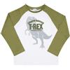 Mawi Maglia jersey bimbo bianca/verde