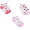 Mawi Pack 3 paia calzini bimba frutta