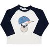 Mawi - t-sh ml jer raglan c/stampa
