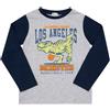 Mawi Maglia jersey bicolor bimbo stampa dino