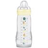 MAM Biberon Easy Active 330 ml, Biberon MAM per bambini attivi ergonomico e pratico, Neutro, 4+ mesi