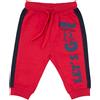 Mawi Pantalone rosso bimbo con bande