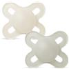 MAM Original Start Succhietto 0-2 Mesi (Set da 2), Ciuccio MAM 0-2 mesi con tettarella ortodontica in silicone, Neutro
