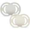 MAM Perfect Confezione Doppia Succhietto 16+ Mesi (Set da 2), Ciuccio MAM 16 36 mesi silicone per un sano sviluppo orale, Neutro