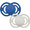 MAM Perfect Confezione Doppia Succhietto 16+ Mesi (Set da 2), Ciuccio MAM 16 36 mesi silicone per uno sviluppo sano del cavo orale