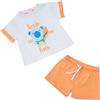 Mawi Set due pezzi jersey bimbo arancione