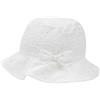 Mawi Berretto casual bimba sangallo bianco floreale