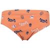 Mawi Costume slip bimbo arancio stampa pirati