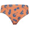 Mawi Costume slip bimbo arancio stampato