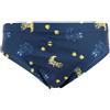 Mawi Costume slip bimbo blu scuro stampato