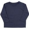 Mawi T-shirt basic manica lunga bimbo blu scuro