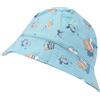 Mawi Cappellino da pescatore bimbo azzurro stampato