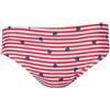 Mawi Costume slip bimbo rosso a righe