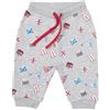 Mawi Pantalone felpato bimbo grigio chiaro stampato