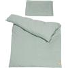 Roba GMBH Rba-set 2 pcs copripiumino con federa frosty green