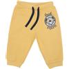 Mawi Pantalone felpato bimbo giallo