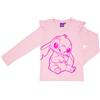 Disney T-shirt manica lunga bimba rosa "Lilo e Stitch"