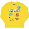 Disney T-shirt manica lunga bimbo gialla "Pokemon"