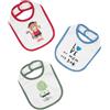 Mawi Set 3 bavaglini bimba con clip