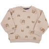 Mawi Felpa bimbo beige orsetti