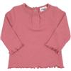 Mawi T-shirt manica lunga bimba rosa antico
