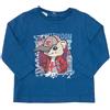 Mawi T-shirt maniche lunghe bimbo blu stampata