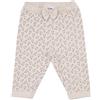 Mawi Pantalone felpato bimba beige stampato