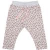 Mawi Pantalone felpato bimba grigio stampa maculata