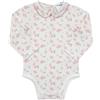 Mawi Body manica lunga bimba beige stampato