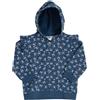 Mawi Felpa zip bimba blu stampata
