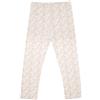 Mawi Legging stretch bimba beige stampa "cuoricini"