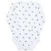 Mawi Body jersey bimbo bianco panna stampato